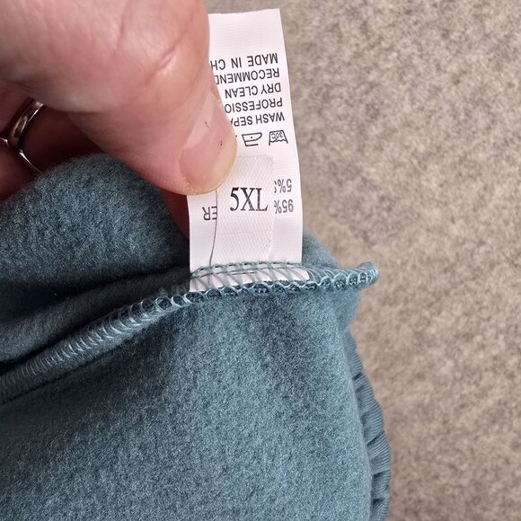 Zip-Up Tracksuit Set Mens Blue Size 5XL Relaxed Fit 96% Polyester 4% Spandex - Picture 10 of 14